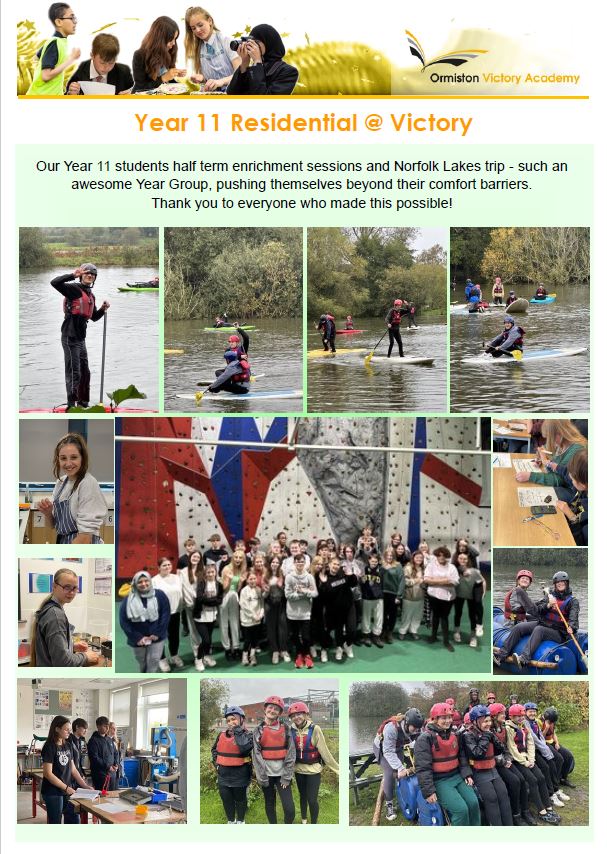 Newsletter for Families - 3rd November 2023