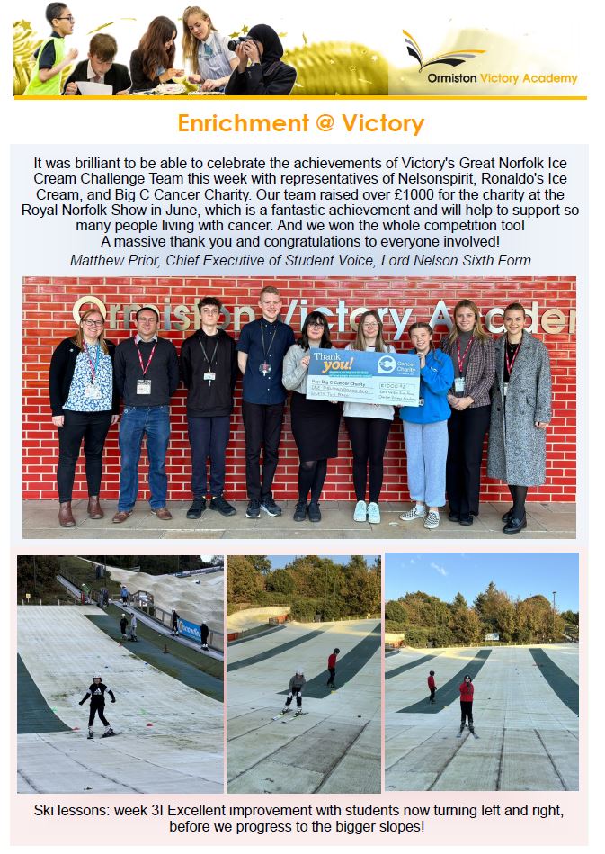 Newsletter for Families - 25th October 2024